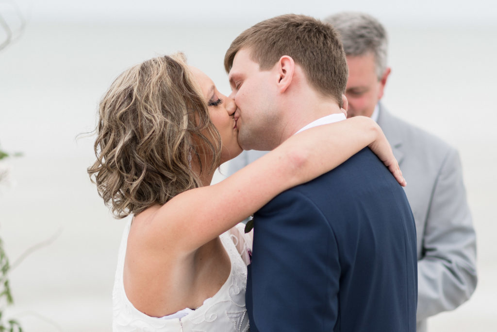 charlotte wedding photographers destination wedding in tampa florida first kiss