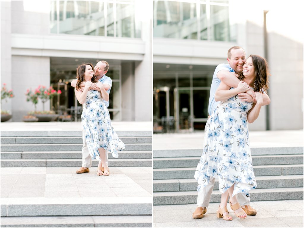 south end engagement session uptown charlotte north carolina charlotte wedding photographer bright and airy fine art wedding photography