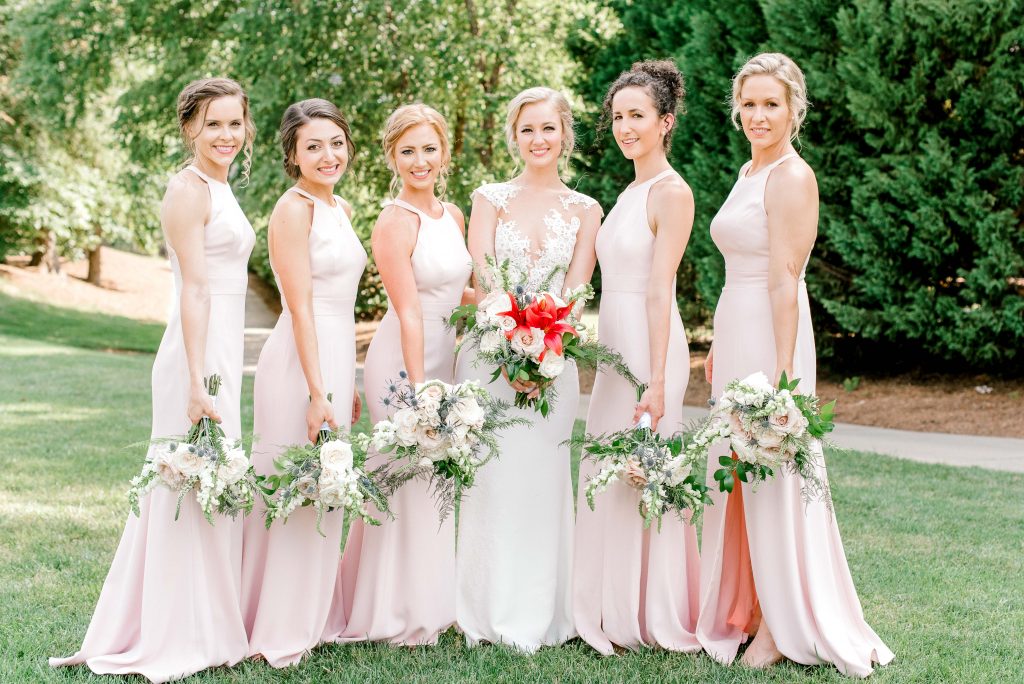 firethorne country club wedding bridesmaids