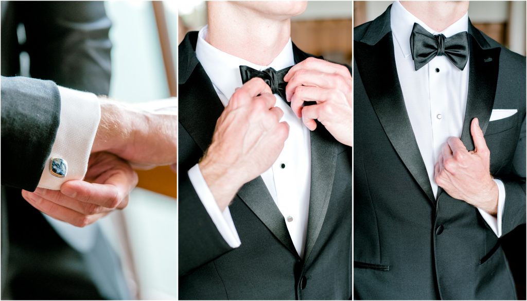 firethorne country club wedding groom details