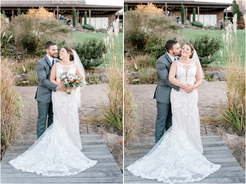the arbors bride and groom portraits