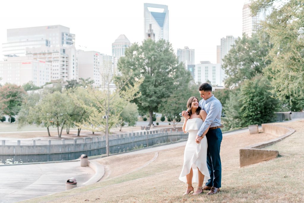 engagement in uptown charlotte