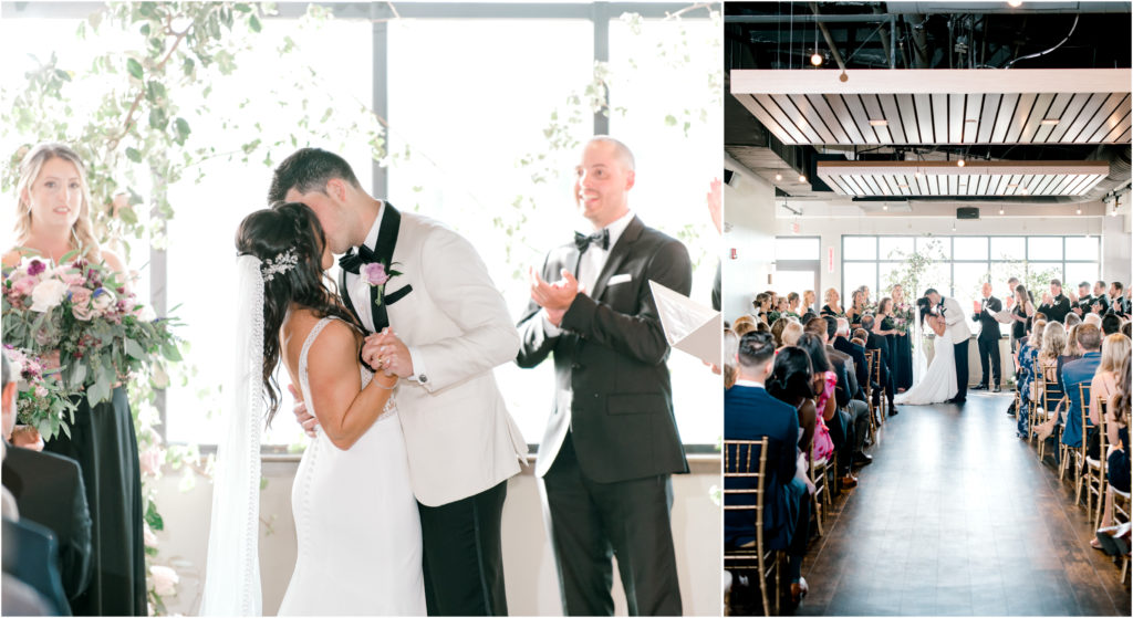 wedding ceremony at The Terrace at Cedar Hill