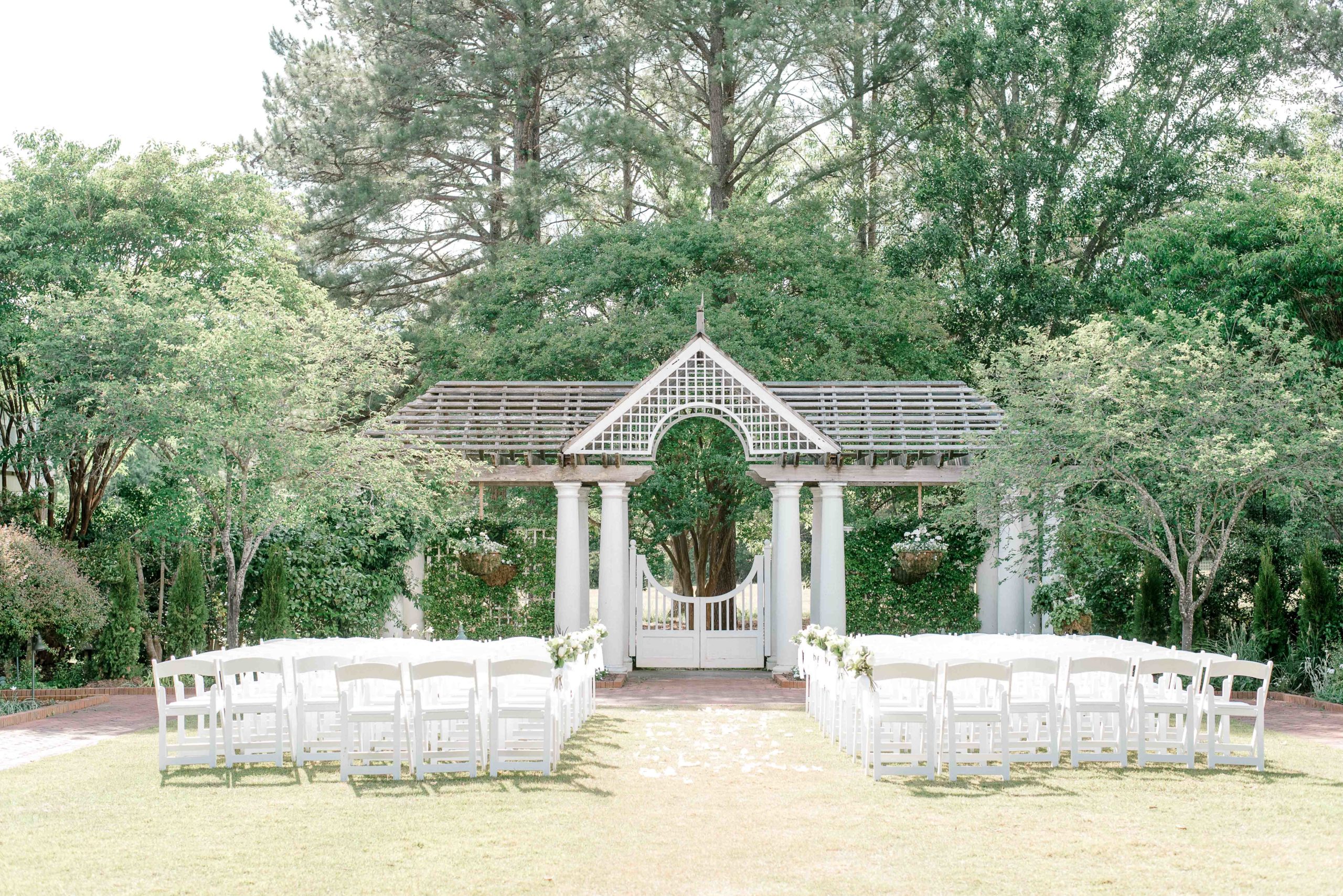 Daniel Stowe Botanical Garden Wedding ceremony
