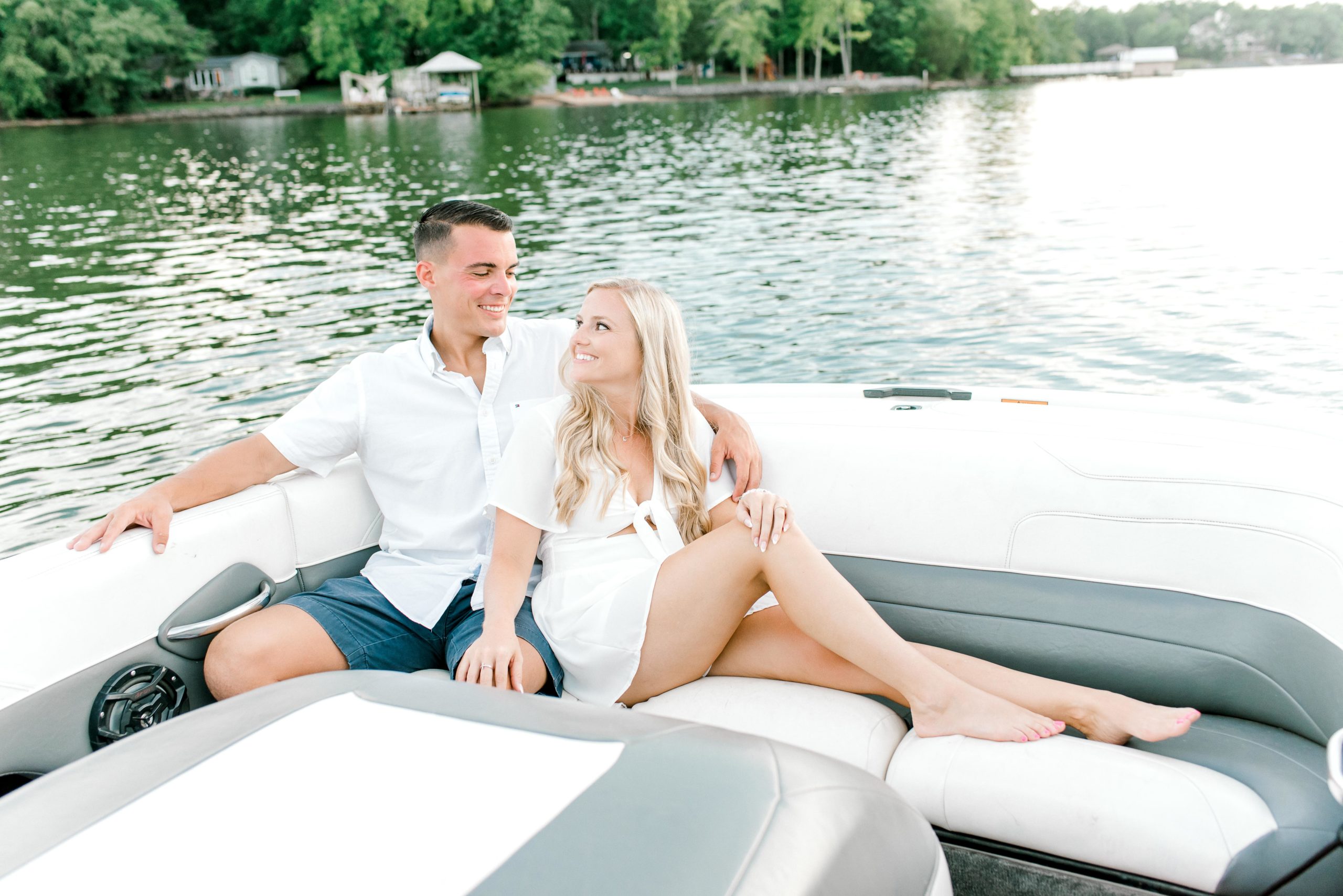couple sitting in boat