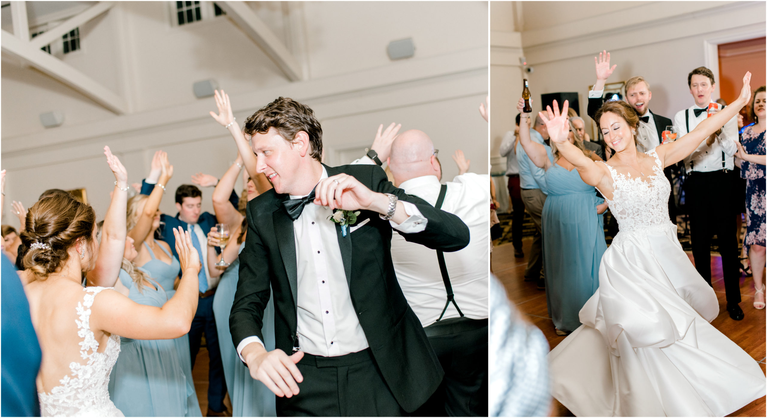 wedding reception dancing